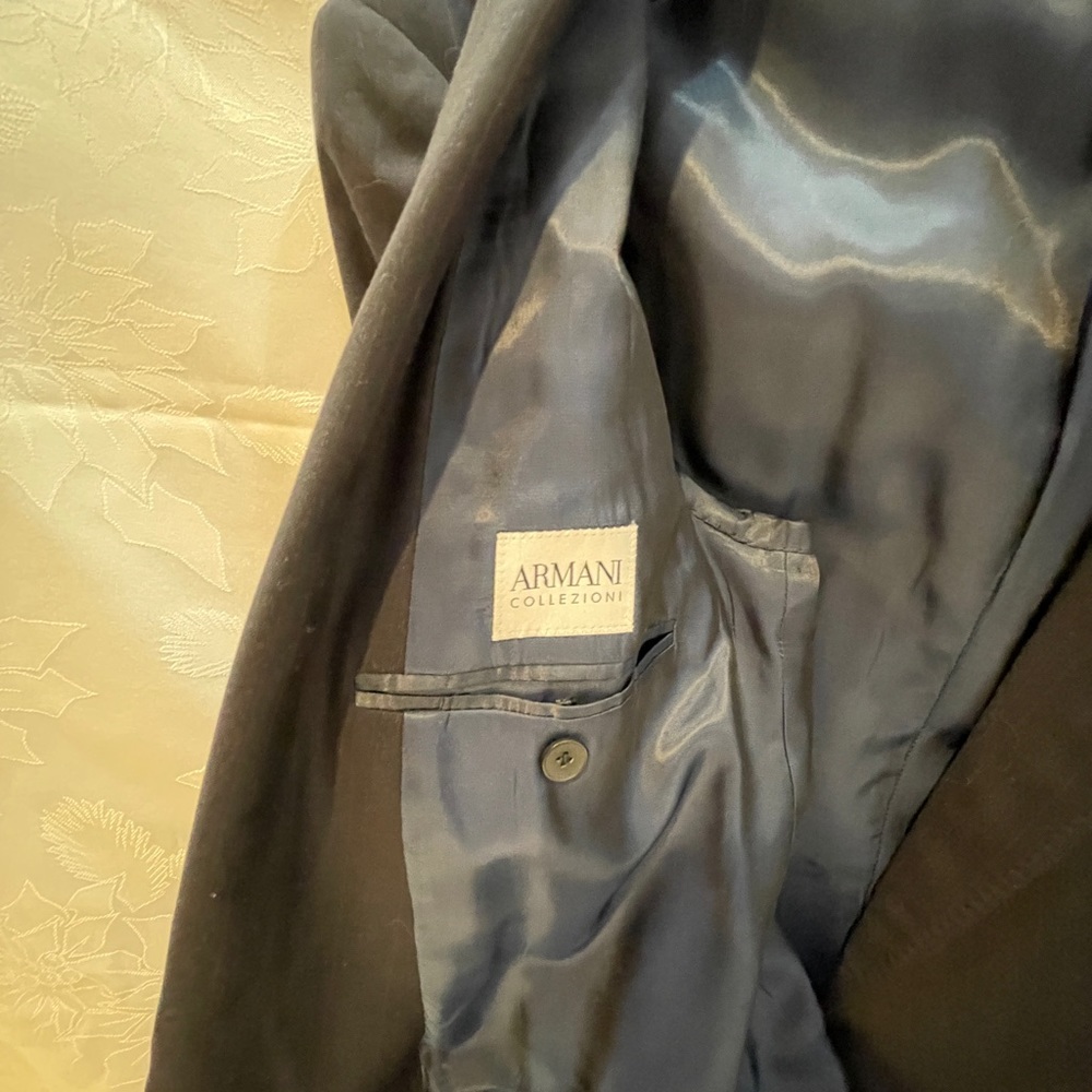 Armani Dark Pinstripe Suit - Picture 7 of 11